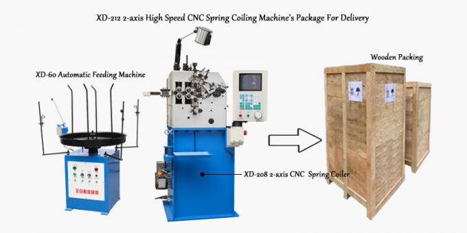Il pacchetto della macchina d'avvolgimento della primavera ad alta velocità di CNC di asse XD-212 2 per la consegna