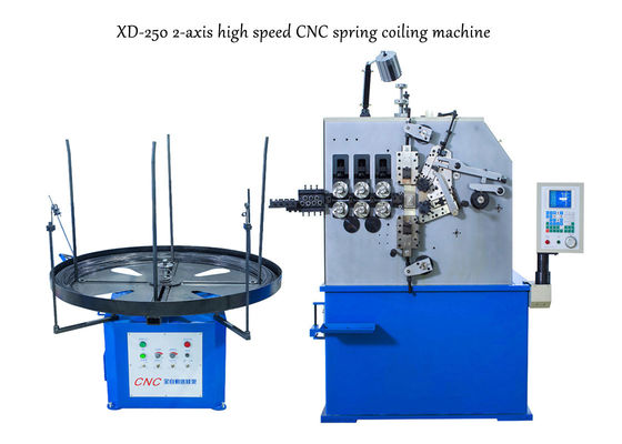 Macchina d'avvolgimento della primavera di XD-250 2-Axis producendo le molle di compressione di 5.0mm - di 2.0mm