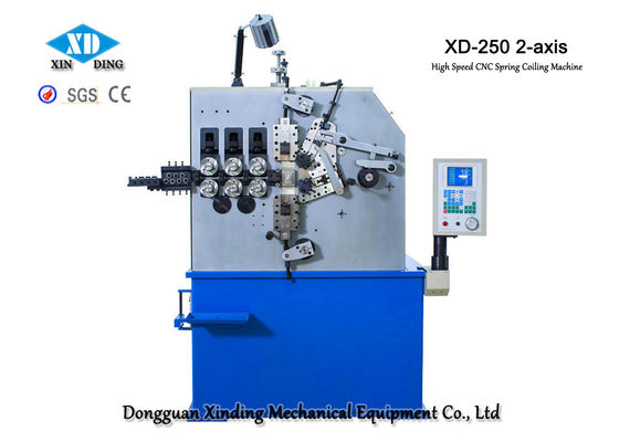 Macchina d'avvolgimento della primavera di XD-250 2-Axis producendo le molle di compressione di 5.0mm - di 2.0mm