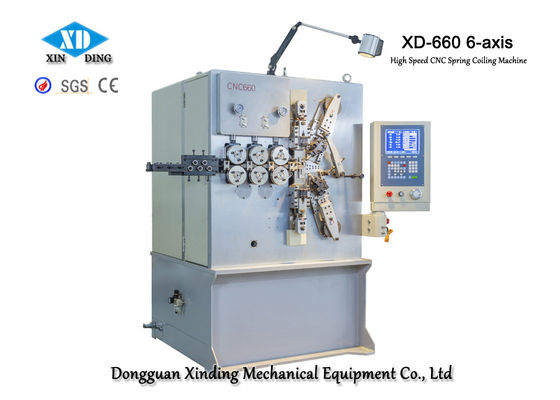 La macchina d'avvolgimento della primavera ad alta velocità di CNC di XD-660 6-Axis per la fabbricazione balza precisione
