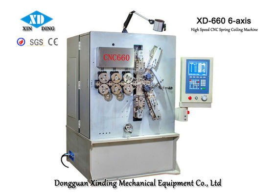 La macchina d'avvolgimento della primavera ad alta velocità di CNC di XD-660 6-Axis per la fabbricazione balza precisione