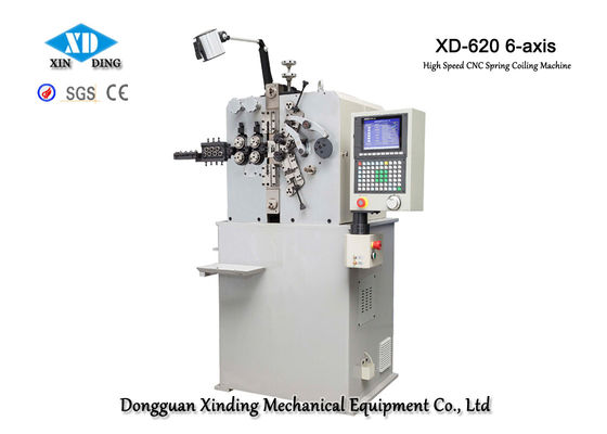 La macchina d'avvolgimento della primavera ad alta velocità di XD-620 6-Axis per la fabbricazione balza efficientemente