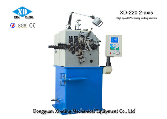 XD-220 che fa le varie molle di compressione di precisione all'interno dei diametri 0,5 - 2.0mm del cavo