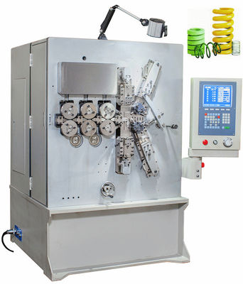Bianco grigio verticale che dipinge alta efficienza controllata del servo azionamento della bobinatrice della primavera di CNC