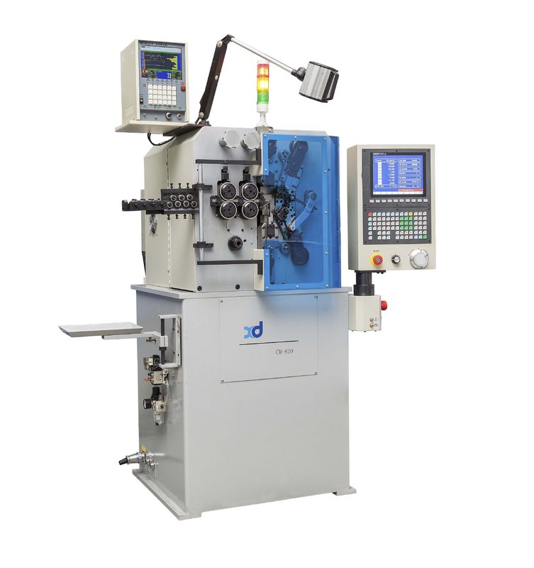 0.5~2.0mm macchina d'avvolgimento della primavera di CNC di otto assi, alta precisione, tasso di produzione 700pcs/min, lavoro manuale di 50% conservato