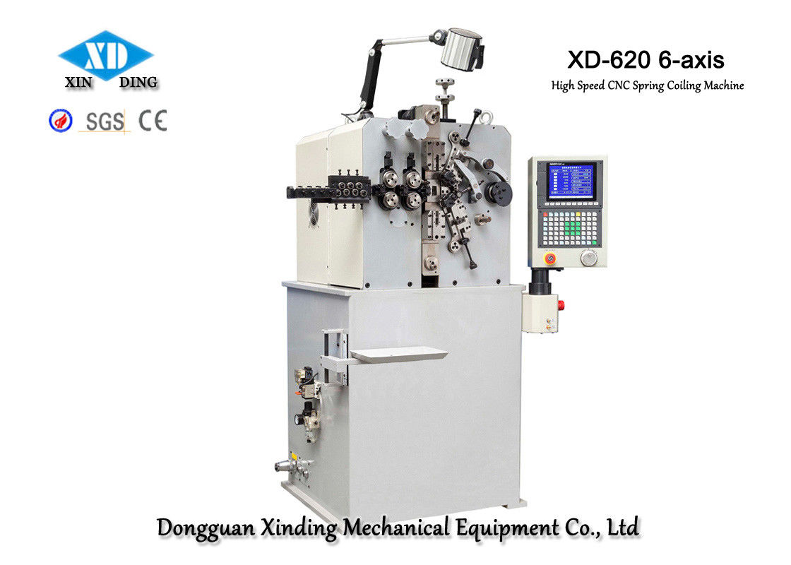 La macchina d'avvolgimento della primavera ad alta velocità di XD-620 6-Axis per la fabbricazione balza efficientemente