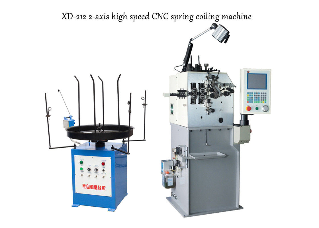 0.3-1.2mm macchina d'avvolgimento della molla di due assi, CNC hanno controllato con alta precisione
